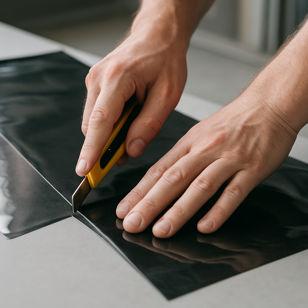 cutting window film with precision